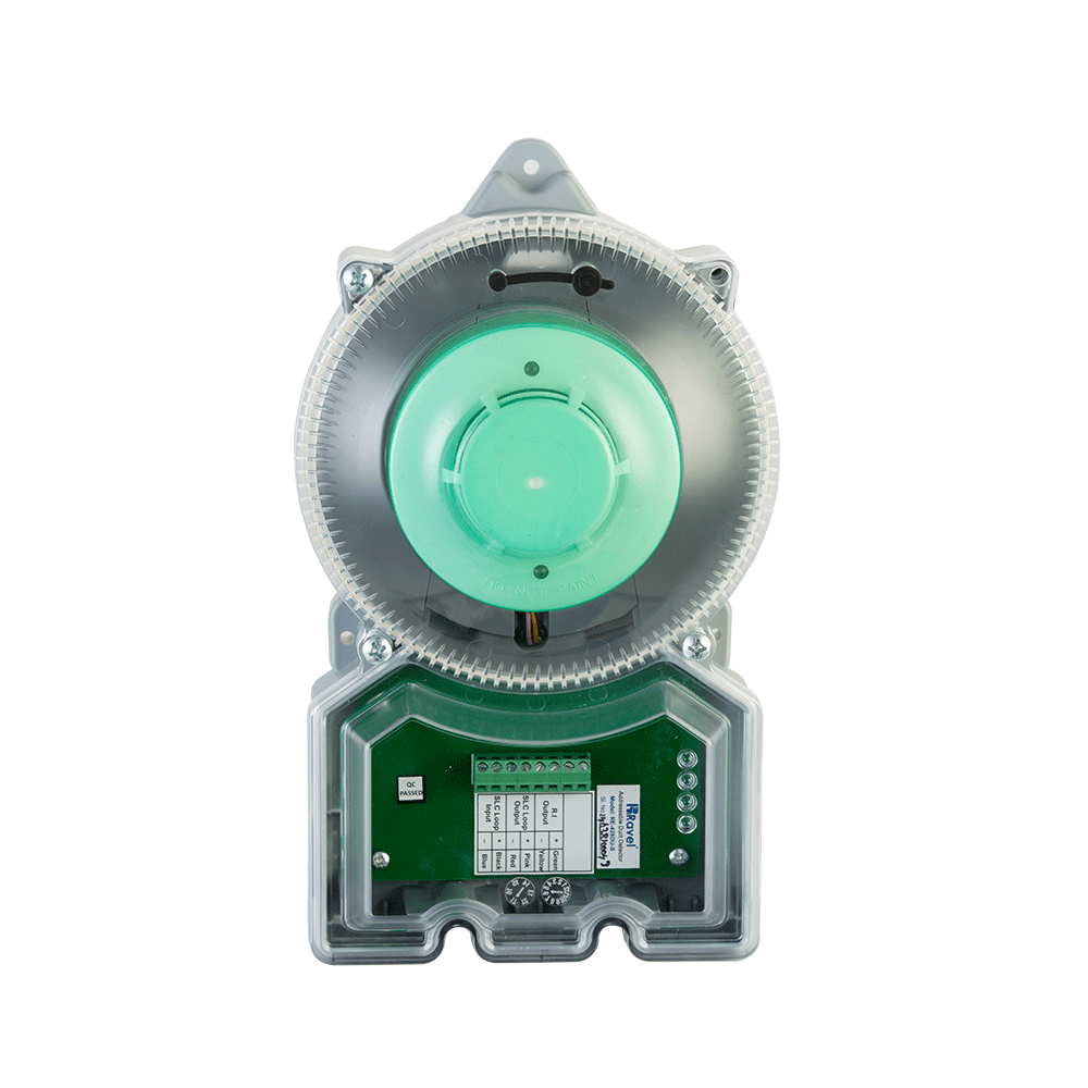 Ravel Conventional Duct Smoke Detector RE-428DU-C with Sampling Tube