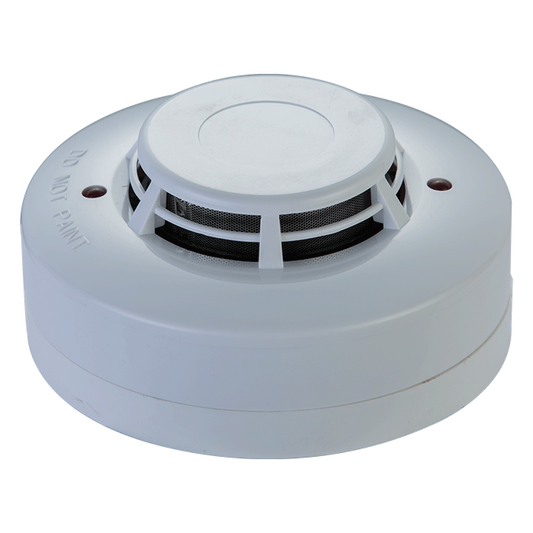 Ravel RE-316S-2L Conventional Smoke Detector front view – reliable photoelectric fire alarm for homes and offices